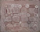 TJUNGURRAYI Fred Ward,Untitled (designs associated with the site of Kurr,1989,Bonhams 2021-04-22