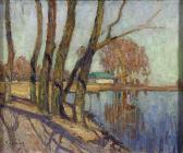 TKATCHENKO Michail Stepanovich 1860-1919,Reflections on a Lake,Clars Auction Gallery US 2015-09-20