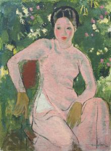 TO NGOC VAN 1906-1954,Portrait de Jeune Femme (Portrait of a Young Woman,1942,Christie's 2022-05-27