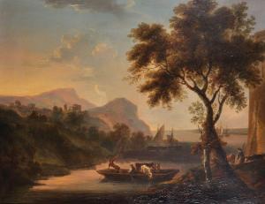 TOBIAS YOUNG John 1786-1828,An Estuary Scene,John Nicholson GB 2018-06-20