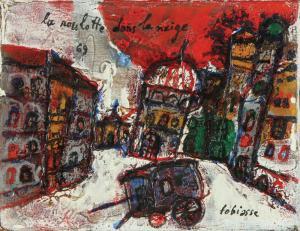 TOBIASSE Theo 1927-2012,Carriage in the Square,Tiroche IL 2024-04-21