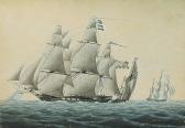TOBIN George 1768-1838,Studies of ships of war,1800,Sotheby's GB 2004-09-14