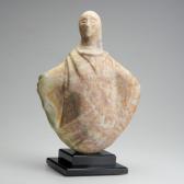 TOBIUS W,Carved stone sculpture of a draped woman,Rago Arts and Auction Center US 2012-09-15
