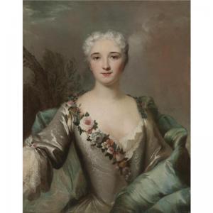 TOCQUE Jean Louis 1696-1772,PORTRAIT OF A LADY, HALF LENGTH IN A LANDSCAPE, WE,Sotheby's 2007-07-05