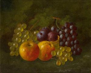 TODD Henry Georges 1847-1898,A still life of apples, plums and grapes,Rosebery's GB 2020-11-24