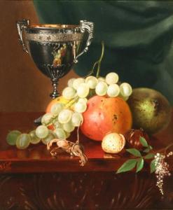 TODD Henry Georges 1847-1898,Still Life with Silver Chalice,1870,Weschler's US 2005-04-16