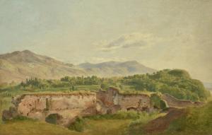 TOEPFFER Adam 1766-1847,Les ruines des Allignes,1814,Christie's GB 2023-05-24