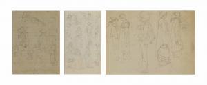 TOEPFFER Adam 1766-1847,Sammelnummer von drei Figurenstudien,Christie's GB 2013-05-27
