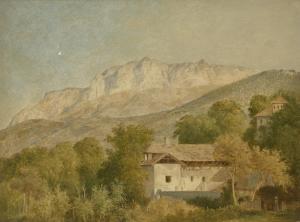 TOEPFFER Adam,Vue d'une ferme et du massif des Mémises, prise de,1810-30,Christie's 2023-05-24