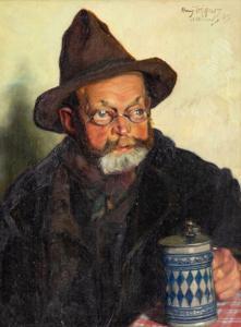 TOEPPER Hans 1885-1956,Der Stammgast,1925,Kastern DE 2021-11-12