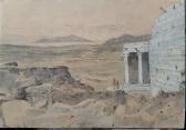 TOFT Peter Petersen 1825-1901,View from Acropolis,Bruun Rasmussen DK 2018-11-24