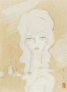 Togo Seiji 1897-1978,Woman,Mainichi Auction JP 2023-09-07