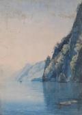 TOKER WILLIAMS POWNOLL 1880-1897,Lago Como, Lake Decco Point,Woolley & Wallis GB 2012-03-21