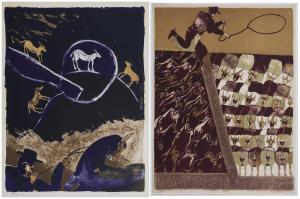 TOLEDO Francisco 1940-2019,HORSES; PENNED COWS,Clark Cierlak Fine Arts US 2024-03-20