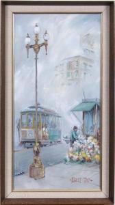 Tolf Albert 1911-1996,SAN FRANCISCO CABLE CAR,Clark Cierlak Fine Arts US 2020-08-22