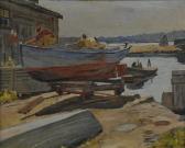 TOLFORD JOSHUA 1910-1985,LOBSTER BOATS,1935,Grogan & Co. US 2011-02-13