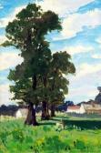 TOLLEMACHE hon. duff 1859-1963,Summer Landscape,Keys GB 2012-07-13