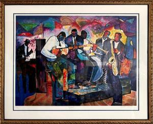 TOLLIVER William 1951-2000,Big Band,1990,Ro Gallery US 2022-11-17