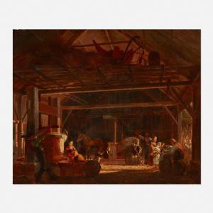 TOLMAN CARLTON WILLIAM 1816-1888,Cider Making,1855,Rago Arts and Auction Center US 2021-04-28