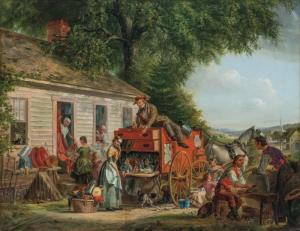 TOLMAN CARLTON WILLIAM 1816-1888,The Yankee Peddler,1851,Shannon's US 2023-04-27