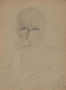 TOLSTOI Leon Lvovitch 1869-1945,Portrait du poète Léon Tolstoï,1933,Coutau-Begarie FR 2012-06-18
