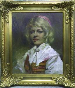 TOLSTOY Alexander 1895-1969,Portrait of a Lady,Lots Road Auctions GB 2020-01-26