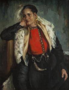 TOLSTOY Alexander 1895-1969,Portret kobiety,Desa Unicum PL 2017-09-07