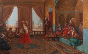 TOLVANIAN Arshag 1880-1969,Scène de danse orientaliste,Rieunier FR 2018-11-16