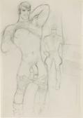 TOM OF FINLAND 1920-1991,No Swimming,1964,Sotheby's GB 2021-12-16
