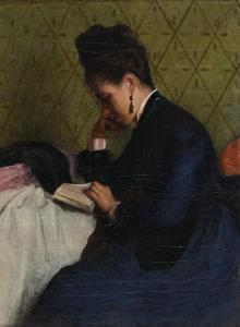 TOMA Gioacchino 1836-1891,La lettura,Fabiani Arte IT 2024-03-16