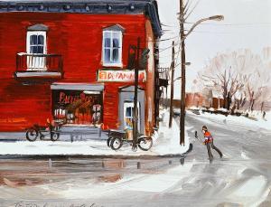 TOMALTY Terry 1935,Untitled - Depanneur in Winter,1983,Levis CA 2024-03-09