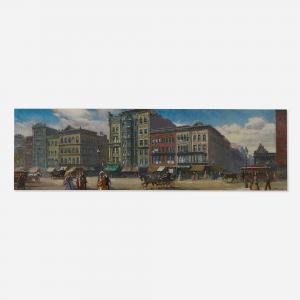 TOMANEK Joseph 1889-1974,Chicago Mural of State Street,Toomey & Co. Auctioneers US 2023-04-19