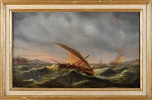 tomasini Luís Ascênsio 1823-1902,Marine - Boats on the Tagus,1869,Cabral Moncada PT 2020-09-28