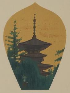 TOMIKICHIRO Tokuriki 1902-1999,from Flowers - suite of wisdom,Mainichi Auction JP 2023-12-20