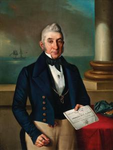 TOMINZ Giuseppe 1790-1866,Portrait of Jacob Coen (1782-1852),Palais Dorotheum AT 2023-10-24