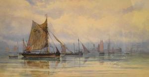 TOMKIN William Stephen 1861-1940,Dover Boats,1893,Clevedon Salerooms GB 2022-02-17