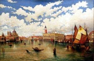 TOMLINSON F,the lagoon Venice with the Doge's palace to the,Fieldings Auctioneers Limited 2009-03-21