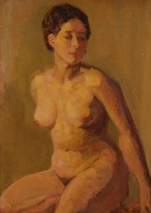 TOMLINSON Reginald Robert 1885-1978,Female nude study,Burstow and Hewett GB 2008-07-23