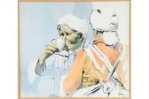 TOMLINSON Sally,two men in turbans,Ewbank Auctions GB 2015-07-16