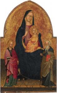 TOMMASO 1400-1500,Madonna col Bambino e due Santi,Farsetti IT 2010-10-29