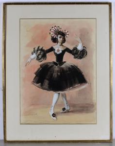 TOMS Carl 1927-1999,Raffigurante ballerina con costume spagnoleggiante,Cambi IT 2018-11-27