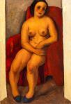 TONITZA NICOLAE 1886-1940,C . Nude in Red Armchair,2010,Artmark RO 2024-03-20