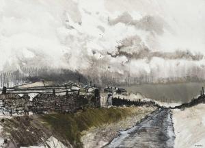 TONKS Godfrey 1948,Pennine Landscape,Tennant's GB 2022-02-26