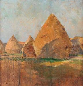 TOOGWOOD Romeo Charles 1902-1966,HAYSTACKS,Ross's Auctioneers and values IE 2016-04-20