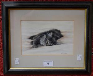 Toon Sophia 1900-1900,Playful Kitten,Bamfords Auctioneers and Valuers GB 2017-08-02