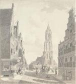 TOORENBURG Gerrit 1737-1785,A view from the marketplace with the Nieuwekerk in,Christie's 2005-11-16