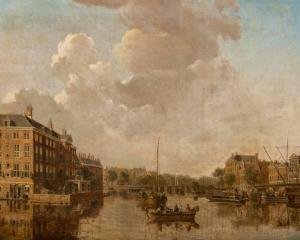 TOORENBURG Gerrit 1737-1785,A view of the Binnen Amstel towards the Blau,AAG - Art & Antiques Group 2018-06-18