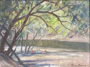 TOOVEY Dorothea Elizabeth 1898-1986,Picnic by the River,Theodore Bruce AU 2023-05-15