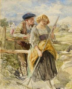 TOPHAM Francis William 1808-1877,The Haymakers,Morgan O'Driscoll IE 2024-04-15