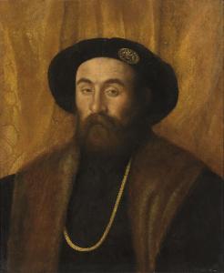 TORBIDO Francesco 1483-1562,Portrait of a gentleman, half length, in a fur-lin,Christie's 2019-12-04